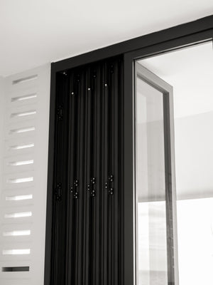 Aluminum Bifold Door 240"Wx80"H - OUT SWING FROM EXTERIOR VIEW image 14
