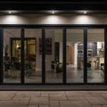 Aluminum Bifold Door 216"Wx96"H - OUT SWING FROM EXTERIOR VIEW image 0