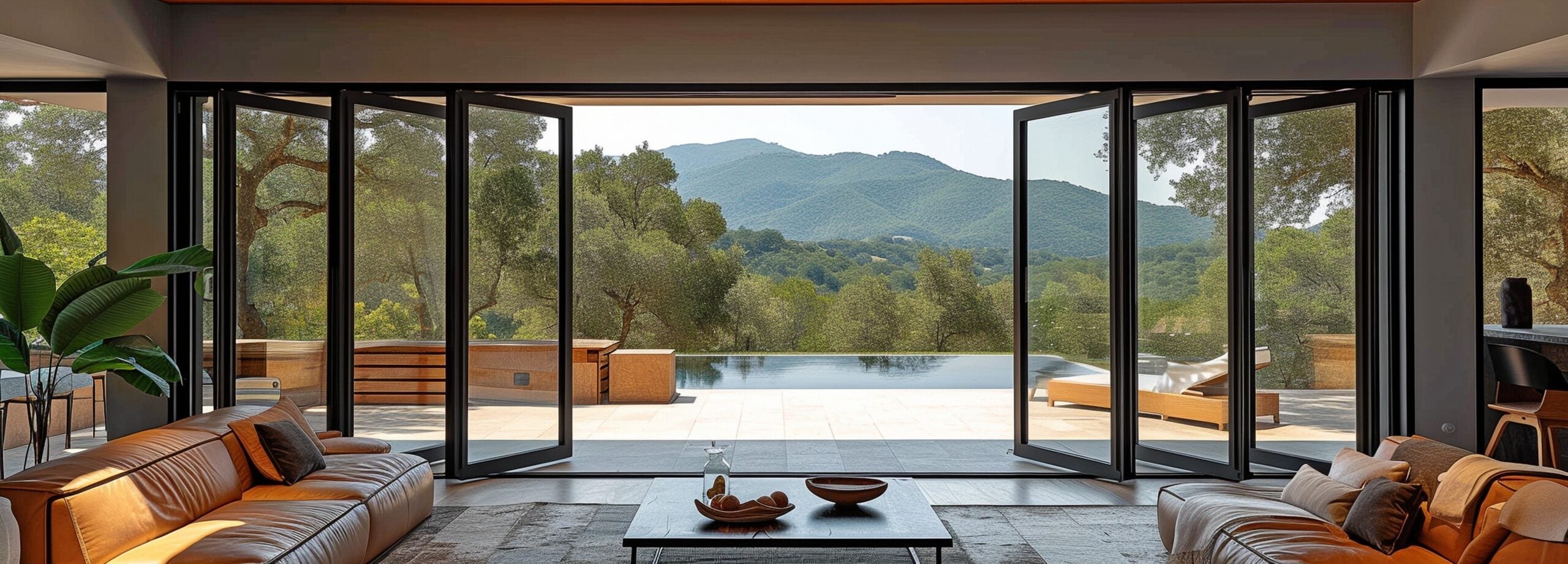 Sleek & Durable 192x96 Bifold Door Maximize Space & Style – PVC