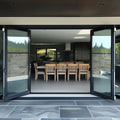 Aluminum Bifold Door 240"Wx96"H - OUT SWING FROM EXTERIOR VIEW image 0