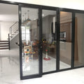 Aluminum Bifold Door 120"Wx80"H - OUT SWING FROM EXTERIOR VIEW image 0