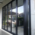 Aluminum Bifold Door 168"Wx80"H - OUT SWING FROM EXTERIOR VIEW image 0