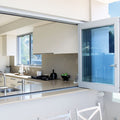PVC Door and Window Aluminum Bifold Window 60"Wx48"H - OUT SWING FROM EXTERIOR VIEW image 2