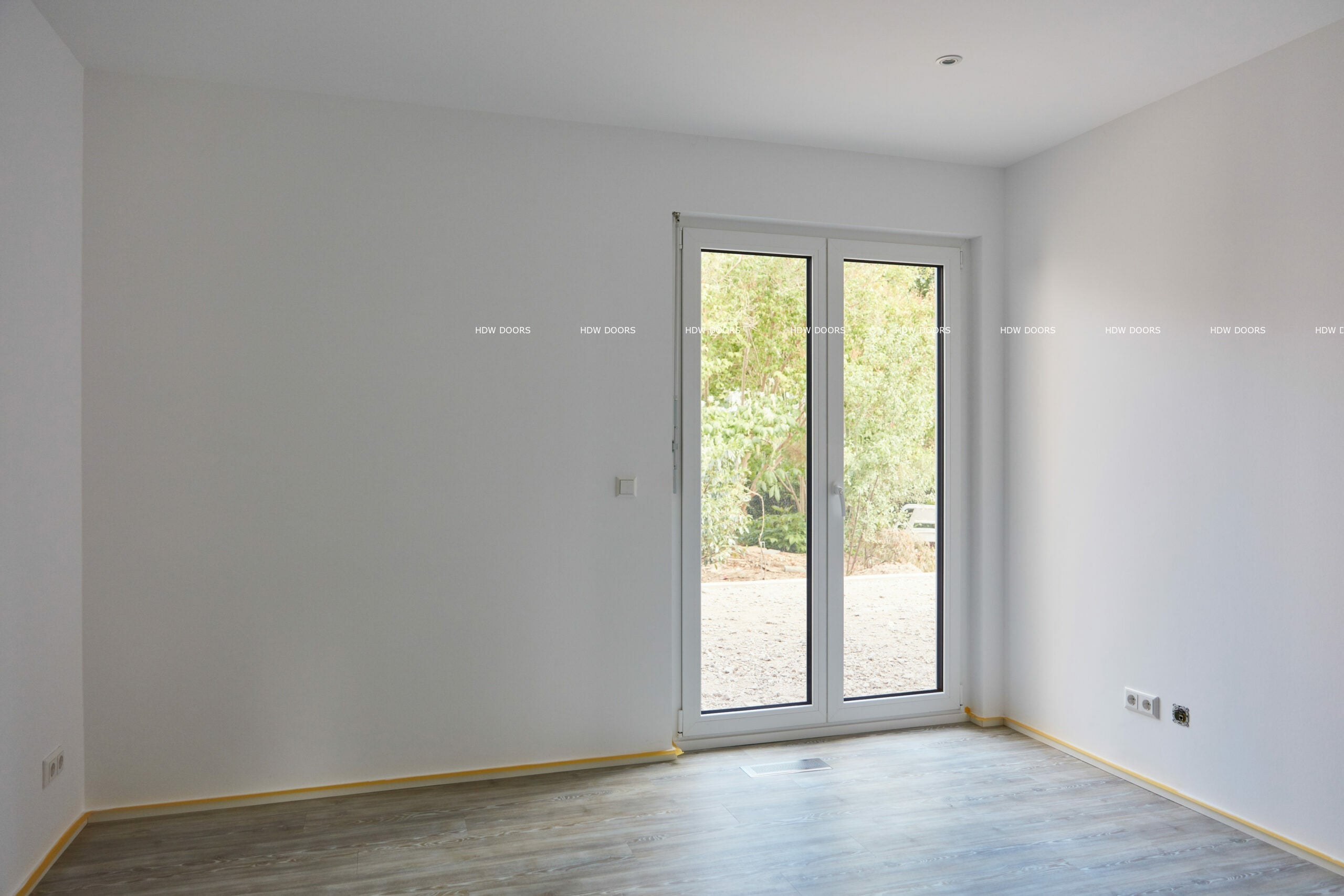 Aluminum Bifold Door 72"Wx80"H - OUT SWING FROM EXTERIOR VIEW image 5