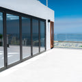 Aluminum Bifold Door 144"Wx80"H - OUT SWING FROM EXTERIOR VIEW image 0
