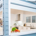 PVC Door and Window Aluminum Bifold Window 60"Wx48"H - OUT SWING FROM EXTERIOR VIEW image 0