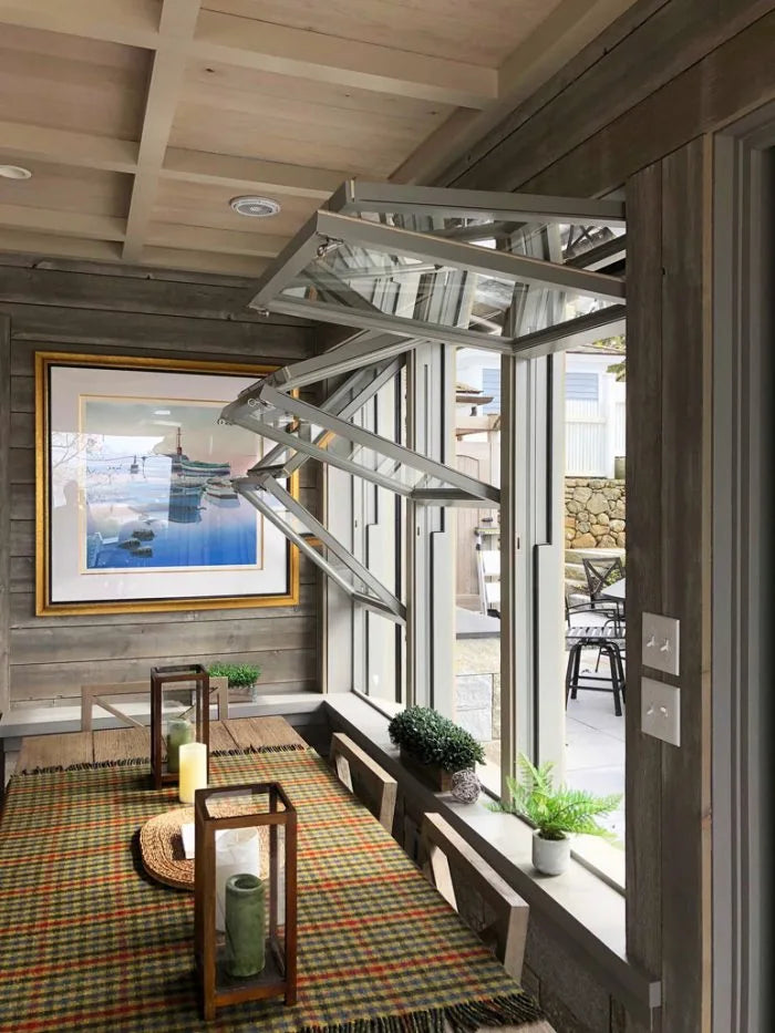 72"x42" Custom Energy-Efficient Aluminum Folding Up Window